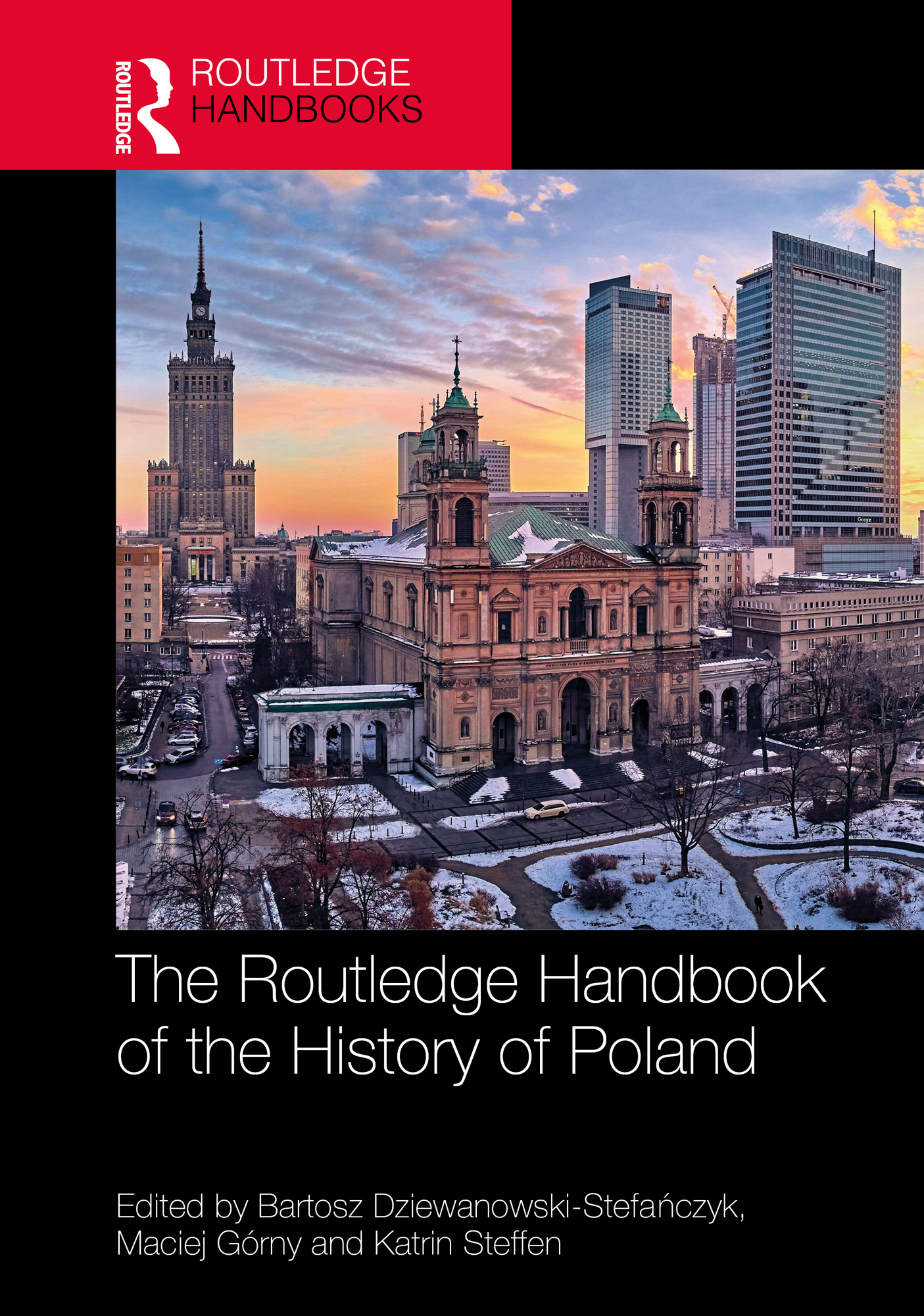 Das Bild zeigt das Buchcover "The Roughleddge Handbook of the History of Poland!