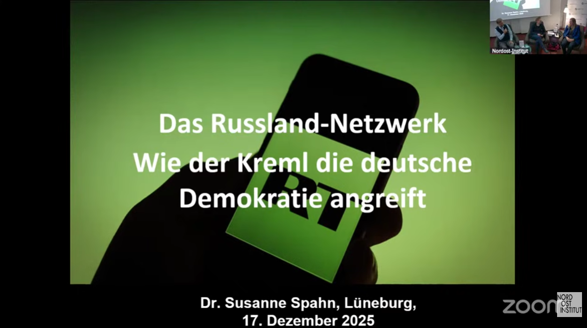 YouTube Ausschnitt des Vortrages