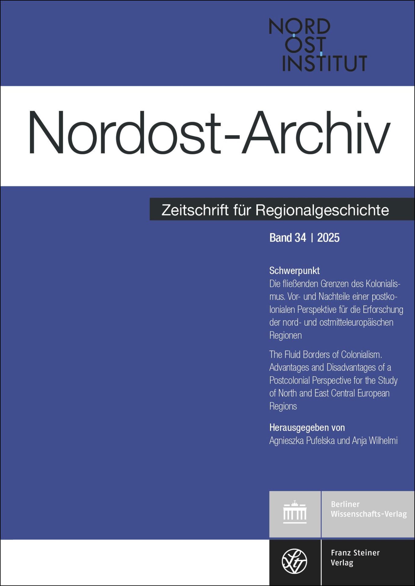 Buchcover Nordost-Archiv Band 34