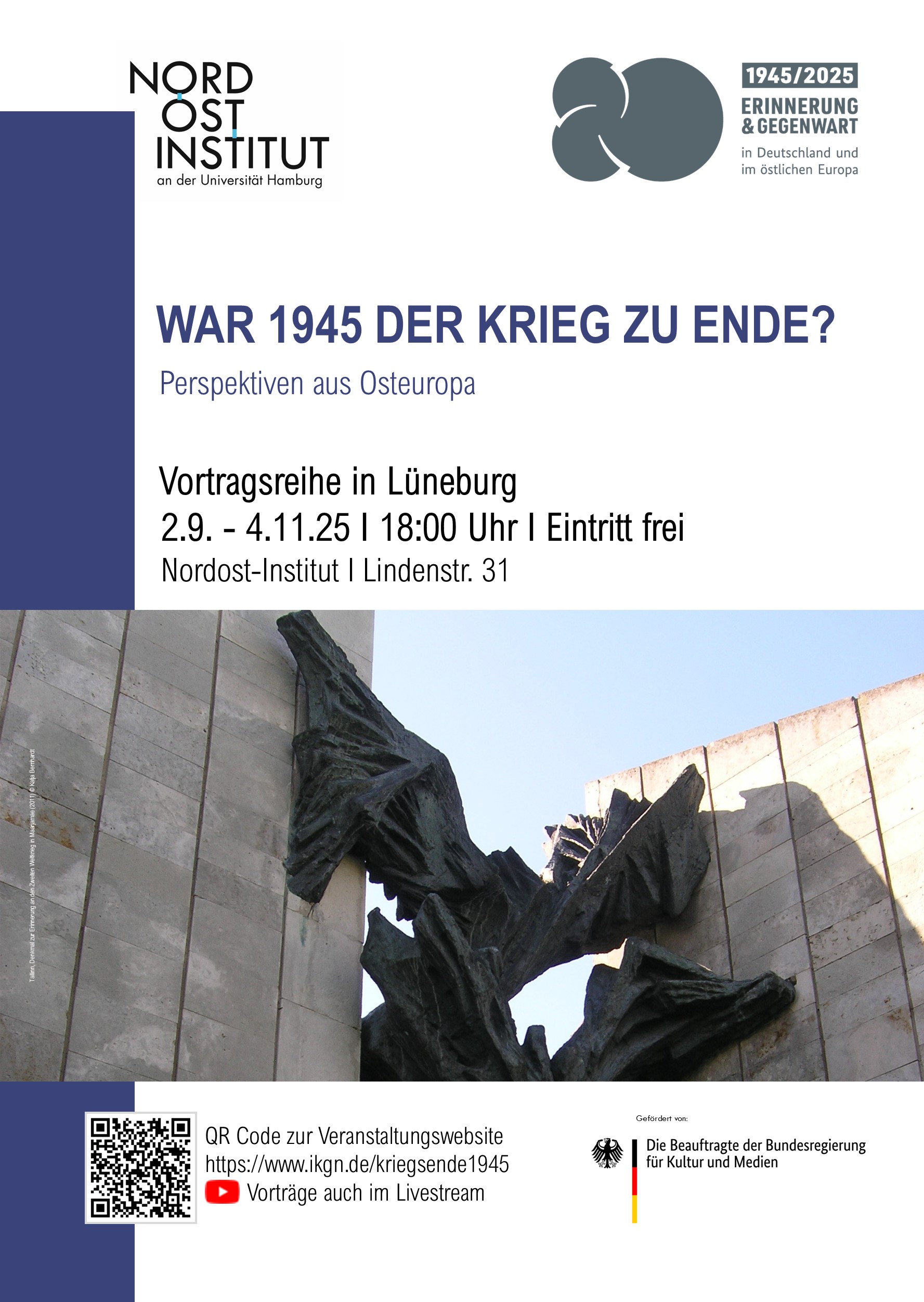 Plakat War 1945 der Krieg zu Ende?